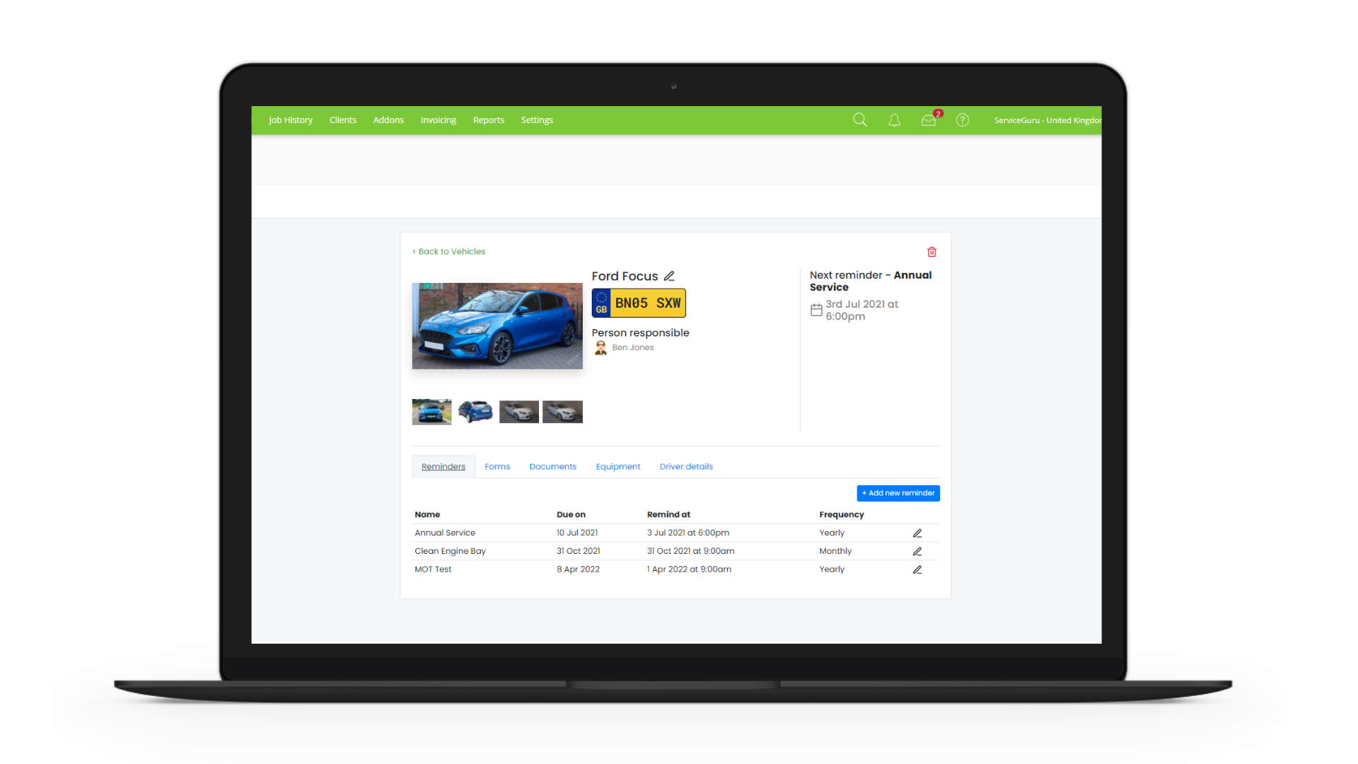 Vehicle Portal screenshot